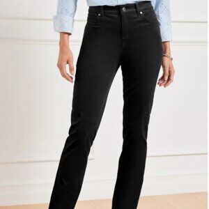 Talbots Simply Flattering Black Corduroy 6 Petite